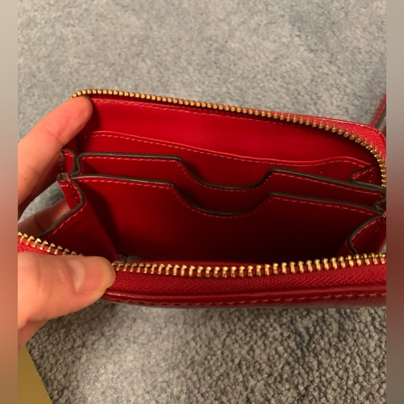 Michael Kors Red Patent Wristlet - Picture 4 of 7